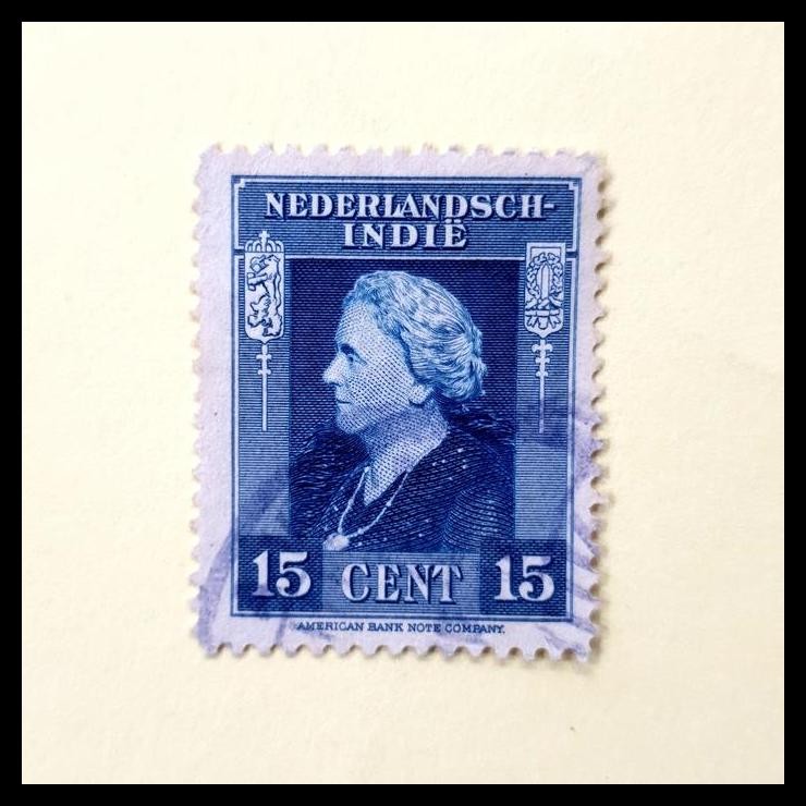 

TERBARU PRANGKO INDONESIA NED INDIE MASA NICA. 1945. RATU WILHELMINA 15 CENT !!