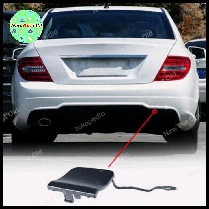 BEST DEAL TUTUP COVER TOWING BEMPER BELAKANG ORI 2048855623 MERCEDES W204 FACELIFT 