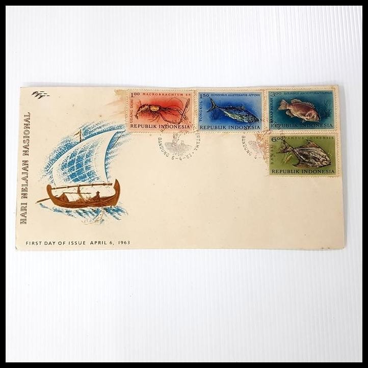 

DISKON PRANGKO INDONESIA 1963. SHP IKAN HARI NELAYAN NASIONAL !!!!!!