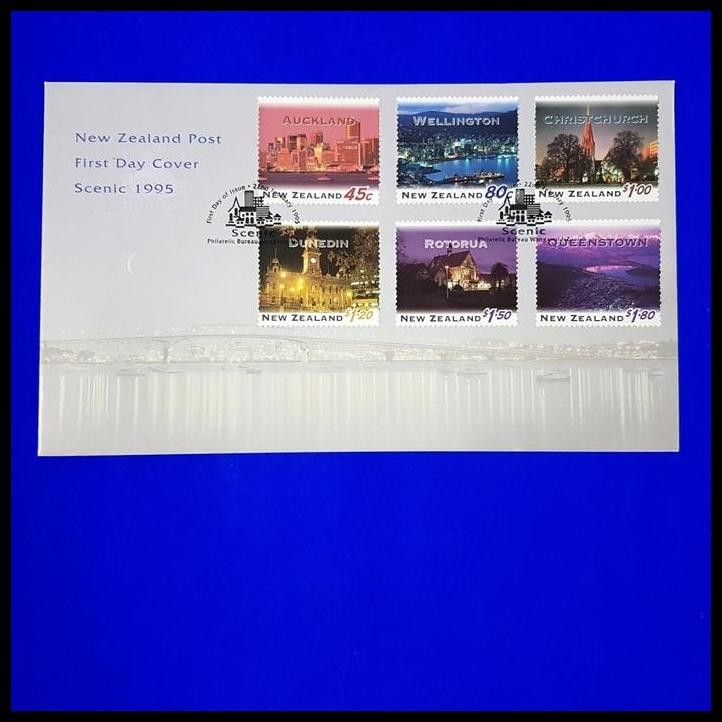 

GRATIS ONGKIR PERANGKO/PRANGKO ISTIMEWA NEW ZEALAND POST FIRST DAY COVER SCENIC 1995 !!!!!