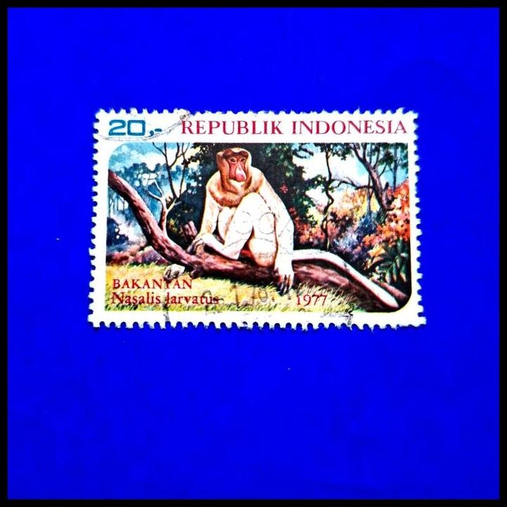 

GRATIS ONGKIR PRANGKO INDONESIA 22-12-1977. SERI MARGASATWA BAKA*TAN. USED !!!!!!