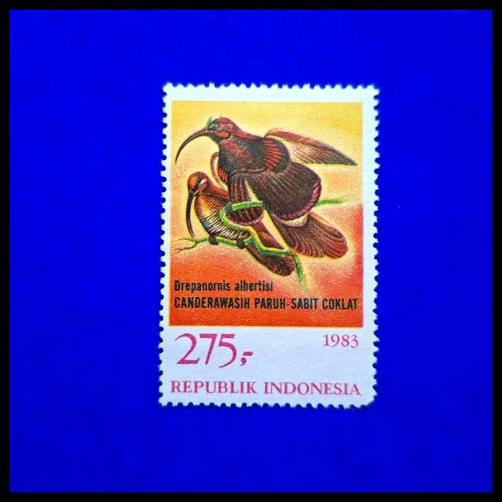 

TERBARU PRANGKO INDONESIA 30-11-1983. SERI BURUNG. NOMINAL RP 275,- !!!!