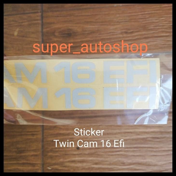GRATIS ONGKIR STICKER STIKER TWIN CAM 16 EFI 