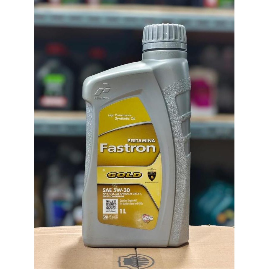 Oli Mesin Mobil Motor Fastron Gold 5W-30 (1 Liter)