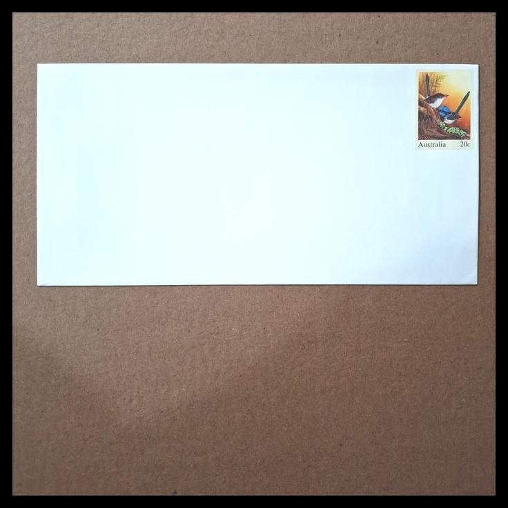 

BEST DEAL AMPLOP AEROGRAM DARI AUSTRALIA. TEMA BURUNG. SUPERB BLUE WREN !!!!!!