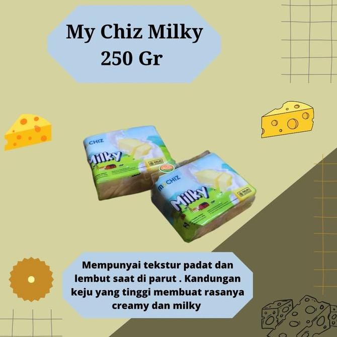 

.........] KEJU MY CHIZ MILKY 250 GR
