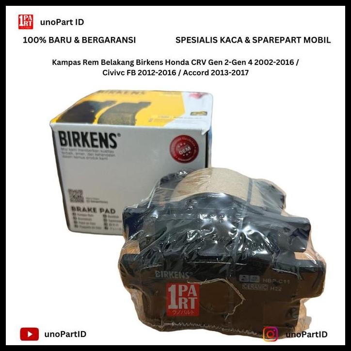 HOT DEAL BRAKE PAD KAMPAS REM BELAKANG HONDA NEW CRV 2013-2015 CERAMIC 