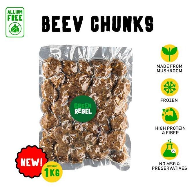 

Green Rebel Family Pack Plant-Based Beef Chunks