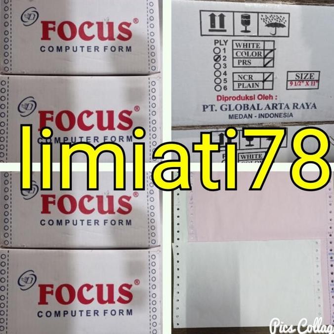 

TERLARIS! Kertas Continuous Form Focus 9 1/2 x 11 :2 (2 ply)