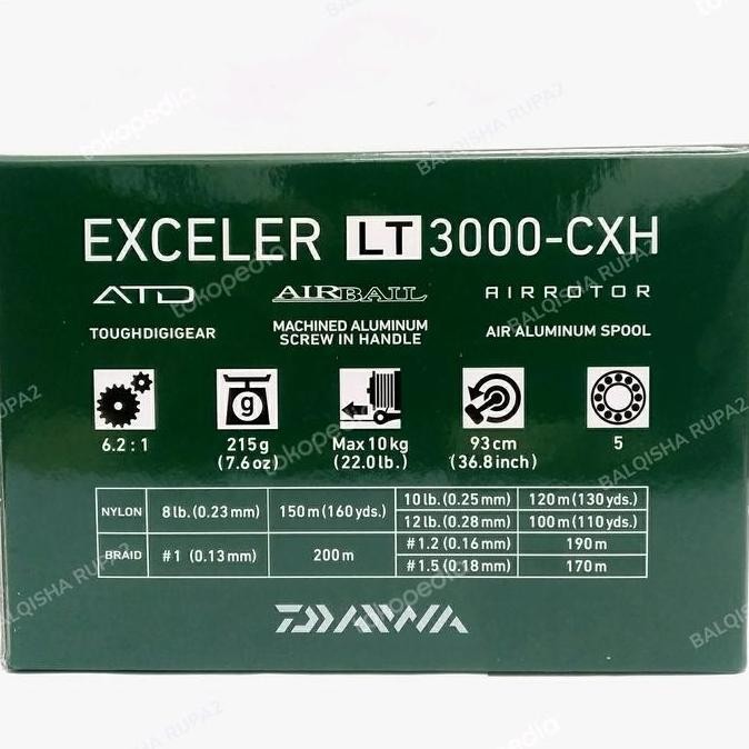 Reel Daiwa Exceler Lt #Garansiresmi
