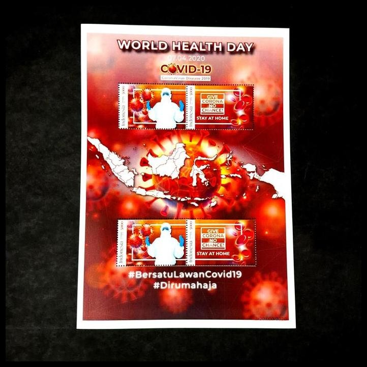 

GRATIS ONGKIR PRANGKO INDONESIA. PRANGKO PRISMA. WORLD HEALTH DAY 07.04.2020. # BERSATU LAWAN COVID 19 # DI RUMAH SAJA. MINISHEET !