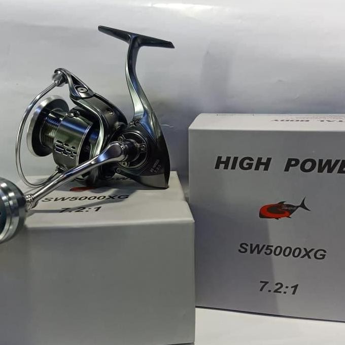 BARU Reel Spinning Gtech High Power SW 5000XG Power Handle