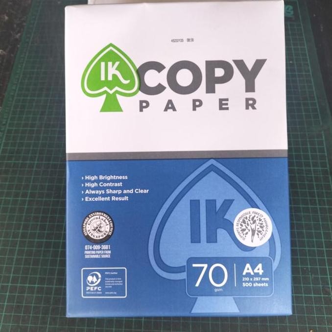 

Kertas HVS A4 70 gram COPY PAPER 1 BOX (5 Ream)