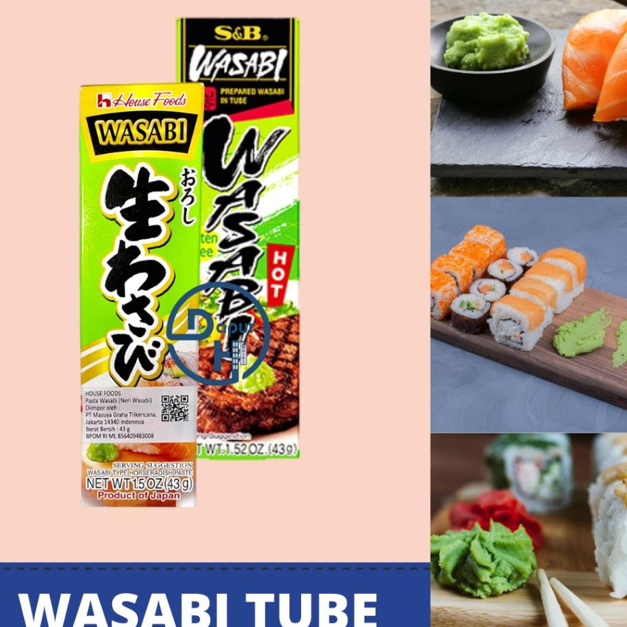 

Wasabi Paste Tube Pasta Wasabi 43 G Horseradish For Sashimi Sushi