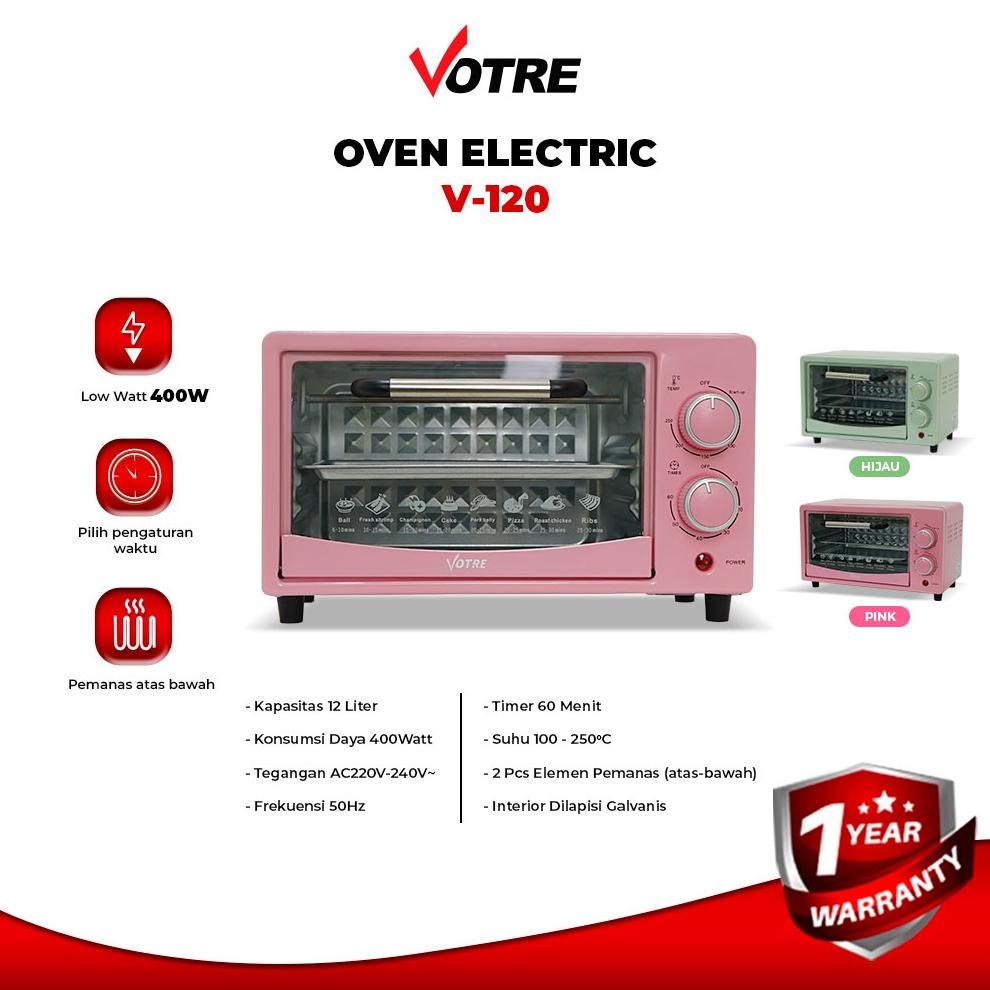 Advance Votre V120 Oven Listrik Low Watt 12 Liter