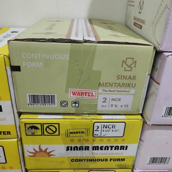 

TERBARU! Kertas NCR 9,5"x11" 2 ply wartel