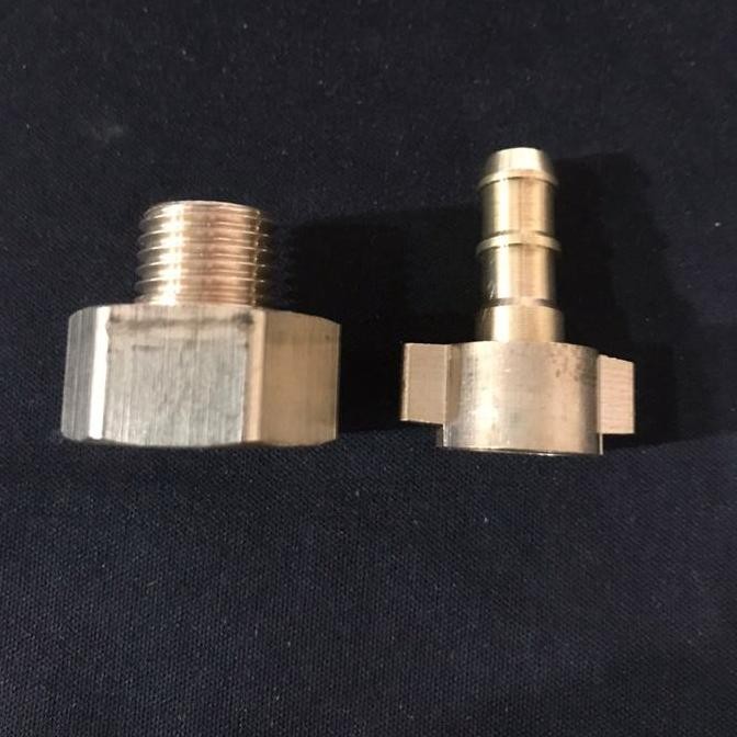 Konektor Drat Dalam 1/2 Inch Ke Selang 5/16 3/8