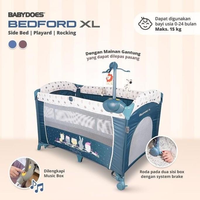 Terbaru Box Tidur Bayi Babydoes Bedford Xl / Tempat Tidur Bayi