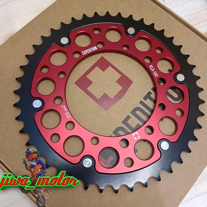 gear belakang klx dtracker 150 expedition 520 ukuran 44 48 50 51 52