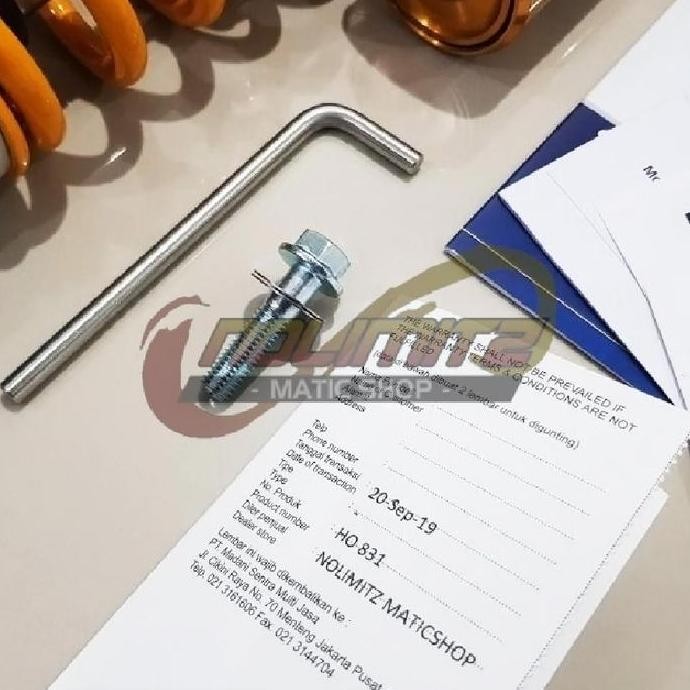 Shock Shockbreaker OHLINS HO831 Tabung Atas 333mm Honda Vario 150 2018