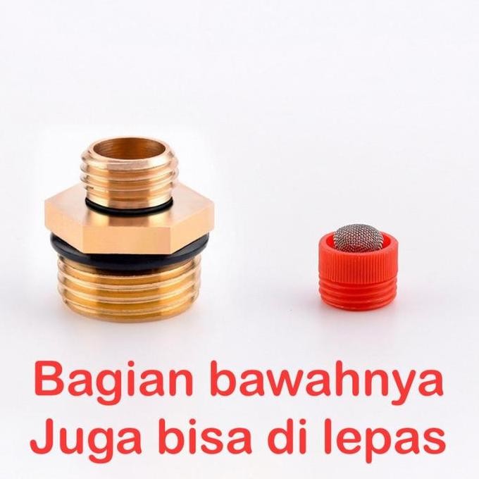 Nozzle Kabut Sprinkler Nozzle Kuningan Konektor 1/2 Inch