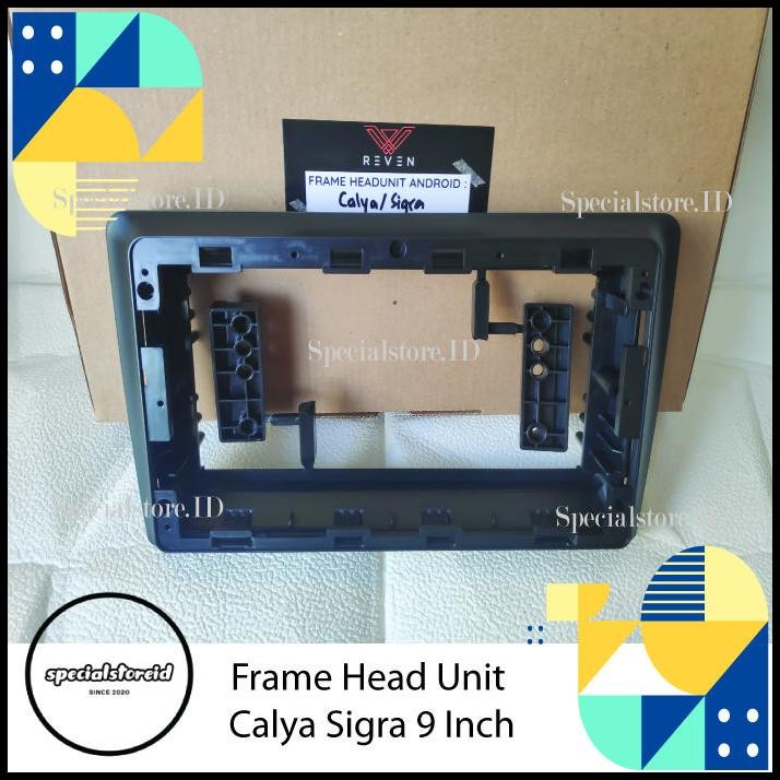 Frame Headunit Android CALYA / SIGRA 9 Inch + Socket Fullset