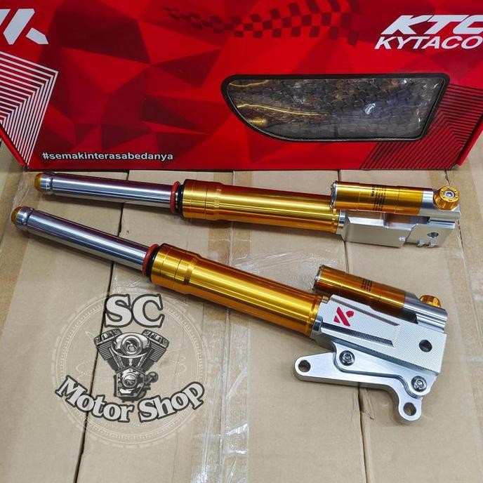 Shock depan KTC kytaco model tabung mio smile-mio soul-mio j-xeon-fino