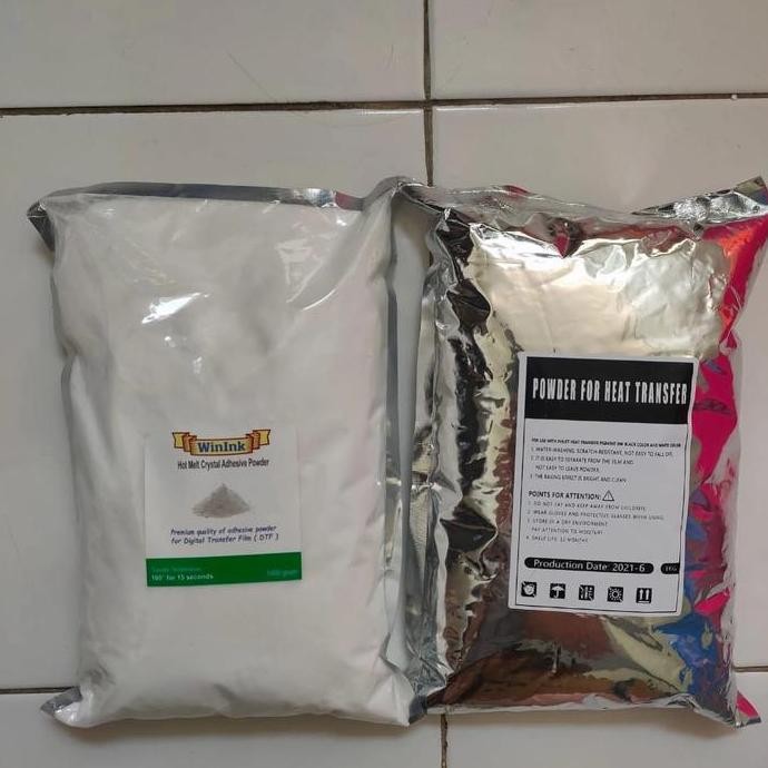 

HotMelt Bubuk Crystal Lem DTF Transfer Film Digital 1000gr