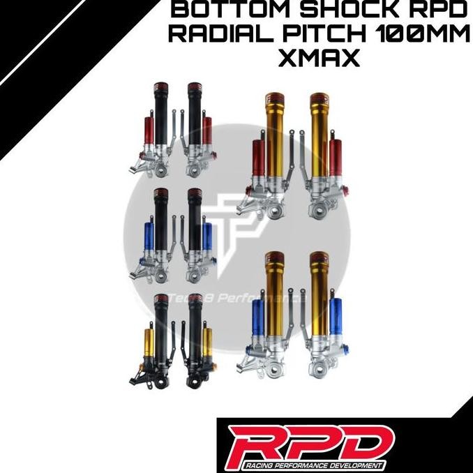 Bottom ShockD Radial Pitch 100MM Yamaha Xmax