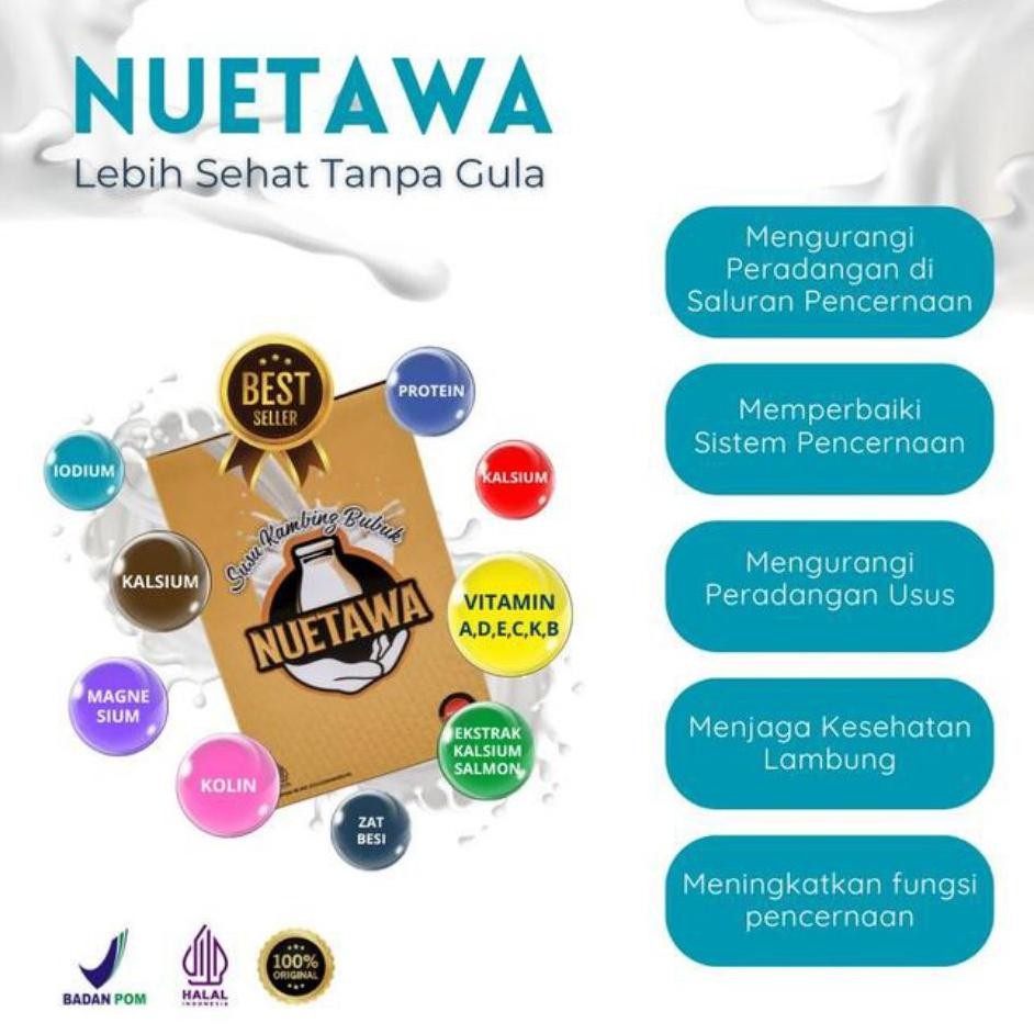 

Susu Kambing Nuetawa Bubuk 200 Gram