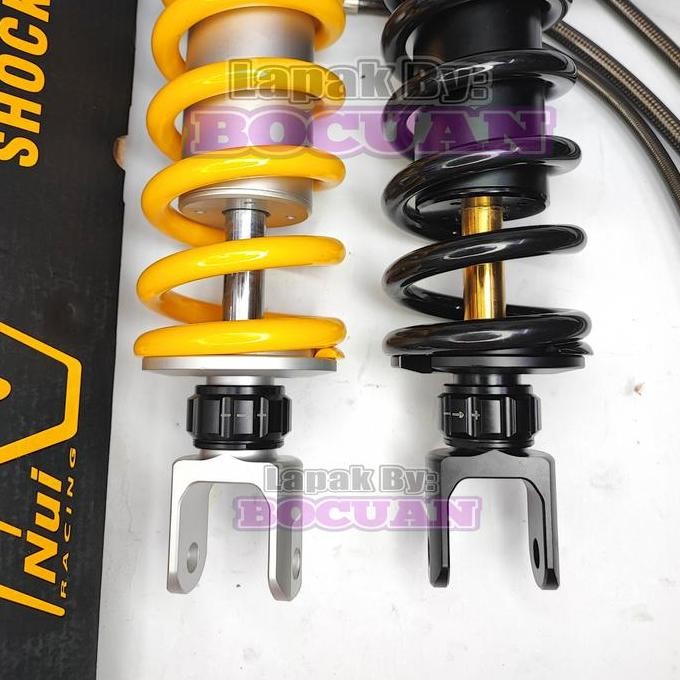 monoshock nui racing 3 click tabung pisah cbr 150 triple klik rebound cb150r cbr150r old new shock b