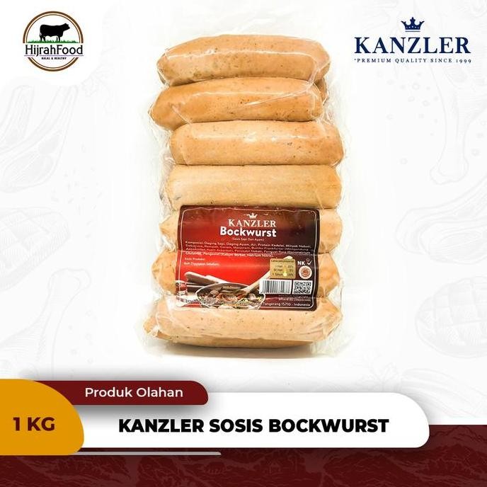 

Kanzler Bockwurst Sausage | Sosis Sapi & Ayam (1 Kg)