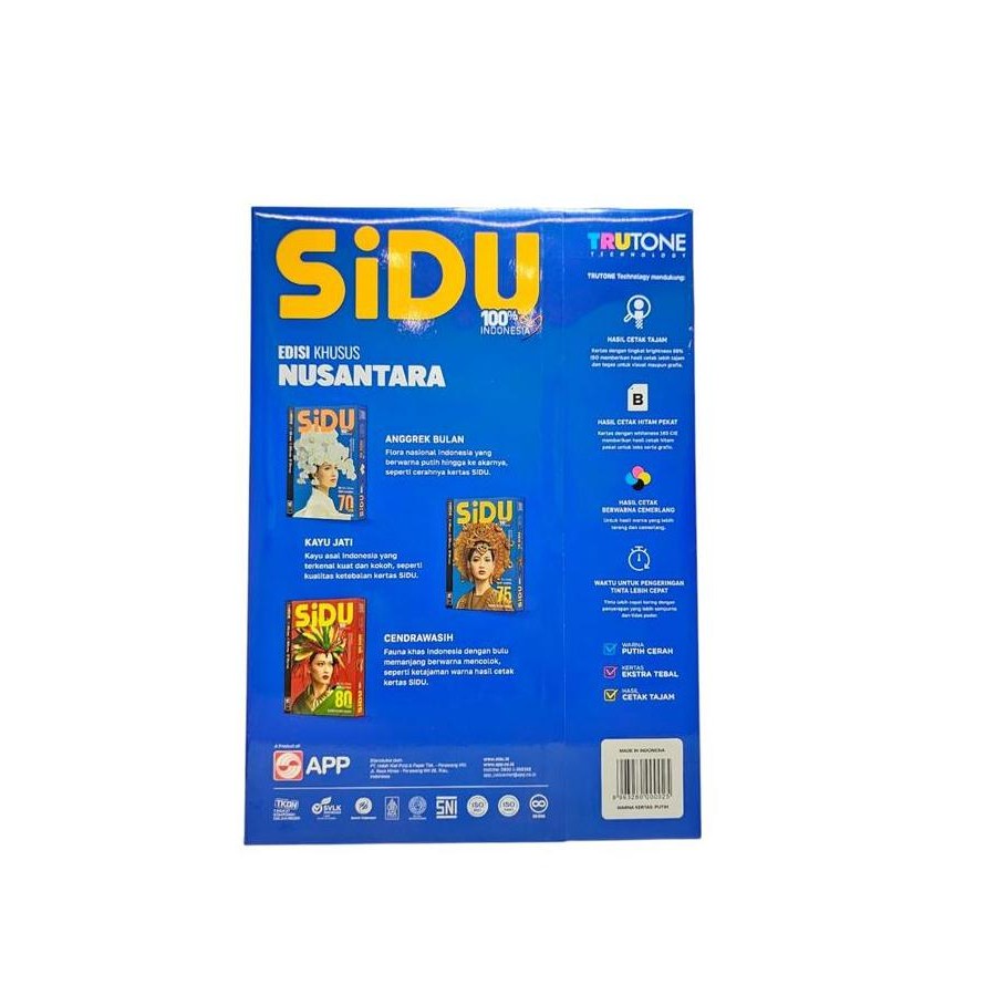 

Kertas Hvs Sidu A4 75Gr - Kertas Print & Fotocopy Sekolah Kantor