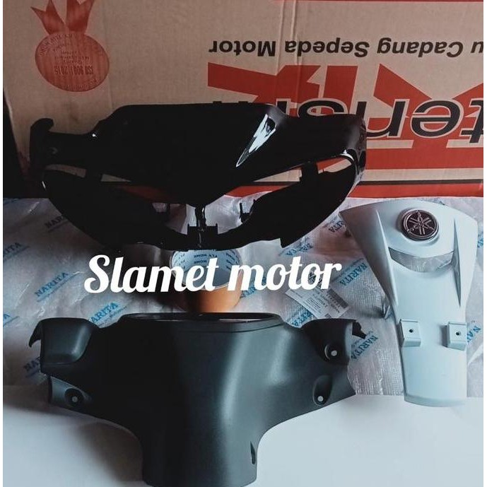 batok depan belakang + tameng dasi yamaha jupiter z lama set cover lampu + emblem logo ori
