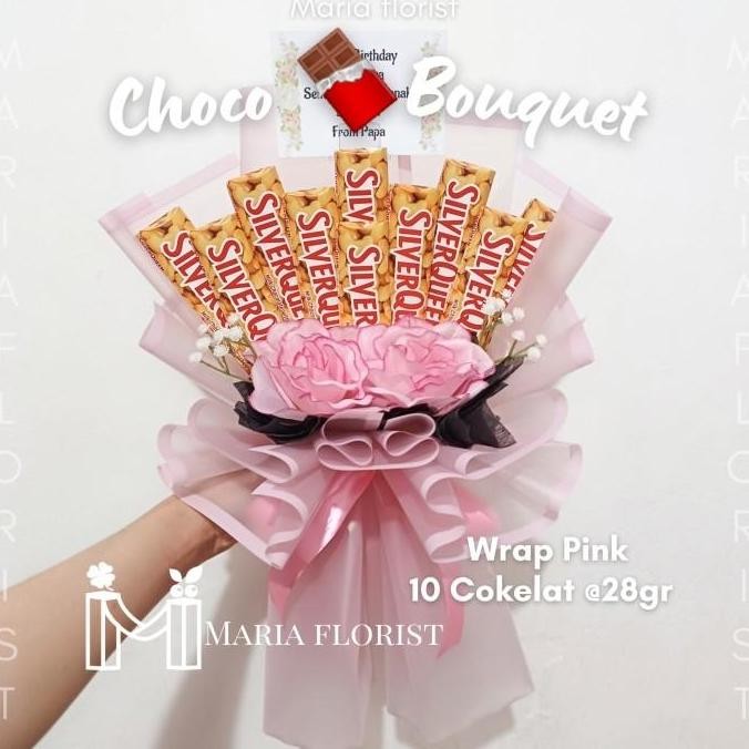 

Buket Bunga Anniversary - Buket Coklat - Buket Silverqueen Anniversary