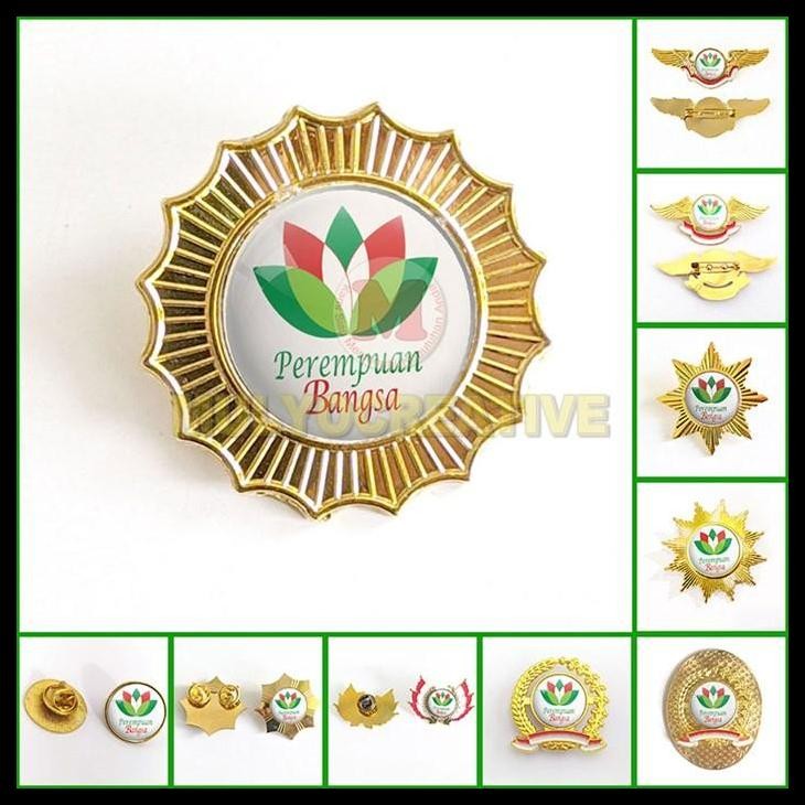 TERMURAH PIN PEREMPUAN BANGSA PKB PIN BROS WING LOGO PEREMPUAN BANGSA PKB