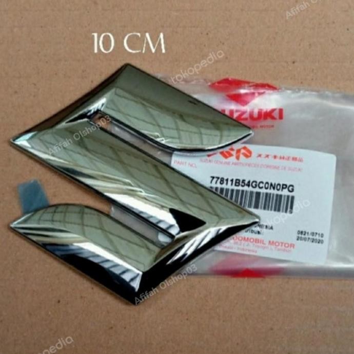 emblem logo s suzuki - ertiga apv swift x-over belakang original