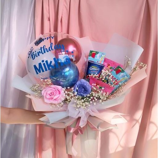 GRADUATION BOUQUET ULANG TAHUN BUKET SNACK BUKET BALON BUKET BUNGA