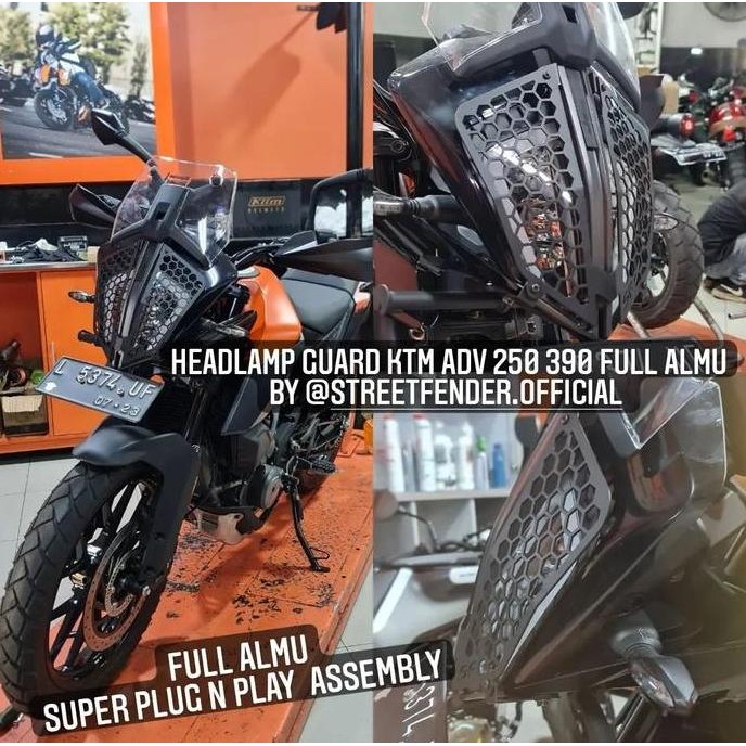 Cover Headlamp / Head Lamp Guard KTM ADV 390 Adventure