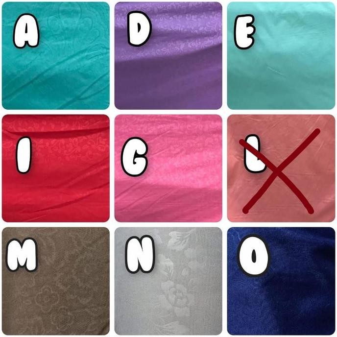 Bedcover set kain king koil 120x200x30 upsize ukuran bedcover