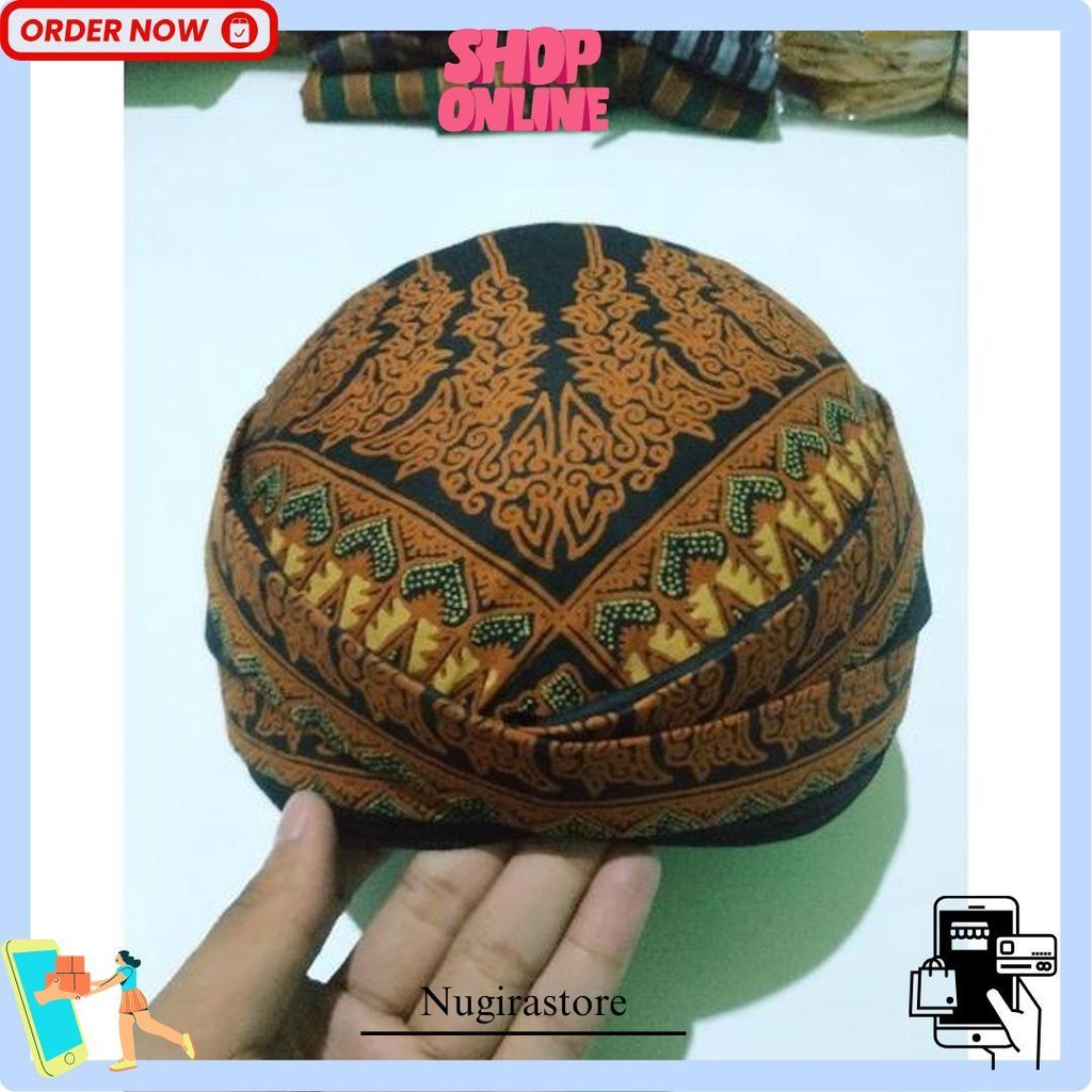 Blangkon Solo Dewasa // Blangkon Alus Cap Mondang Cabut Termurah Banget