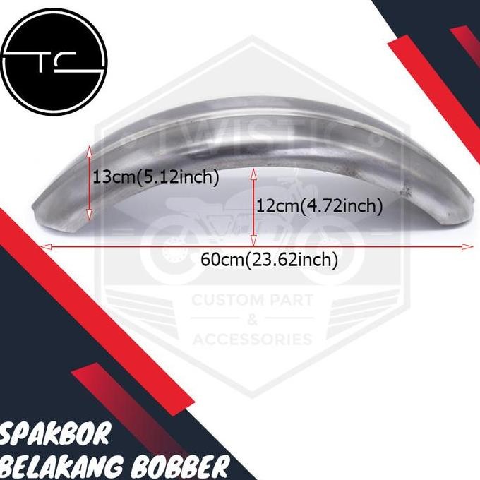 ready Spakbor Belakang Motor Custom Universal Bobber Chopper