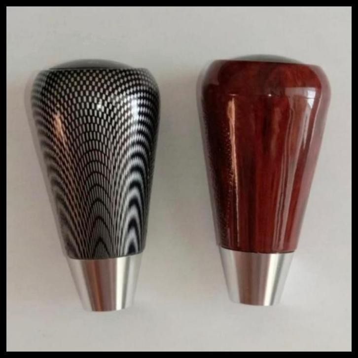 GRATIS ONGKIR GEAR KNOB MANUAL MOBIL LUXIO HANDLE PERSNELING CARBON WOOD 