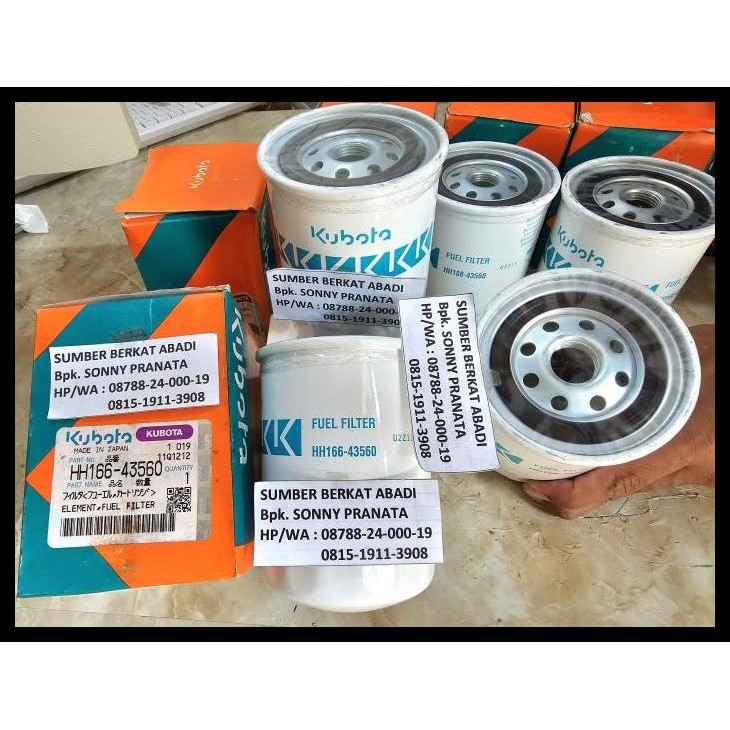 GRATIS ONGKIR KUBOTA HH166-43560 FUEL FILTER HH166 43560 HH16643560 