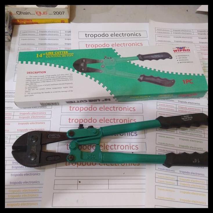 GRATIS ONGKIR GUNTING BESI BETON 14 INCH WIPRO 