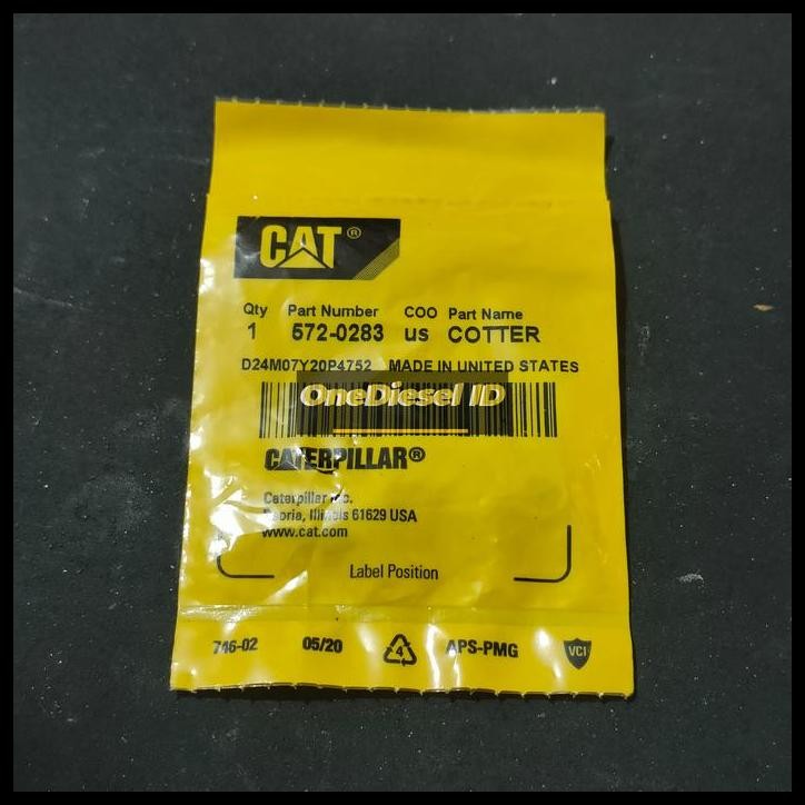 

TERBARU 572-0283 / 5720283 COTTER GENUINE !!!!!