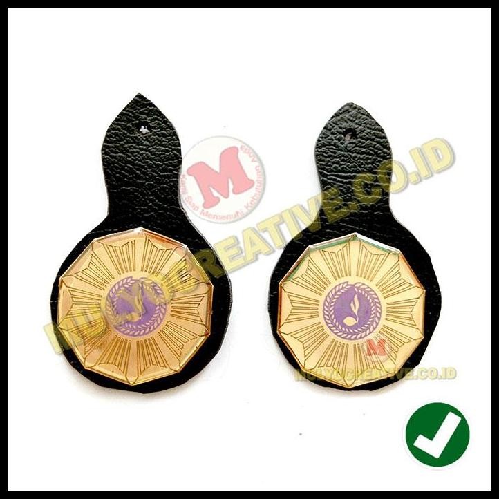 GRATIS ONGKIR LENCANA TANDA JABATAN MABISA PRAMUKA WARNA UNGU - LENCANA PRAMUKA