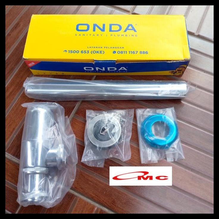 BEST DEAL SIFON BOTOL WASTAFEL STAINLESS ONDA PT-TUL 1/2" CHROME SIVON SIPON SIPHON SIFON WASTAFEL B