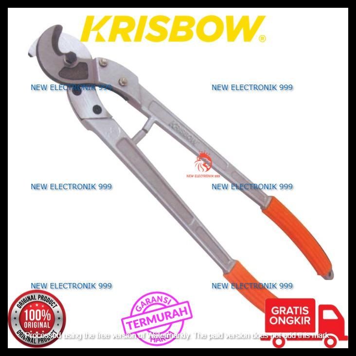 

TERMURAH KRISBOW CABLE CUTTER ALUMINIUM HDL 32IN LRCCA32 KW0103434 !