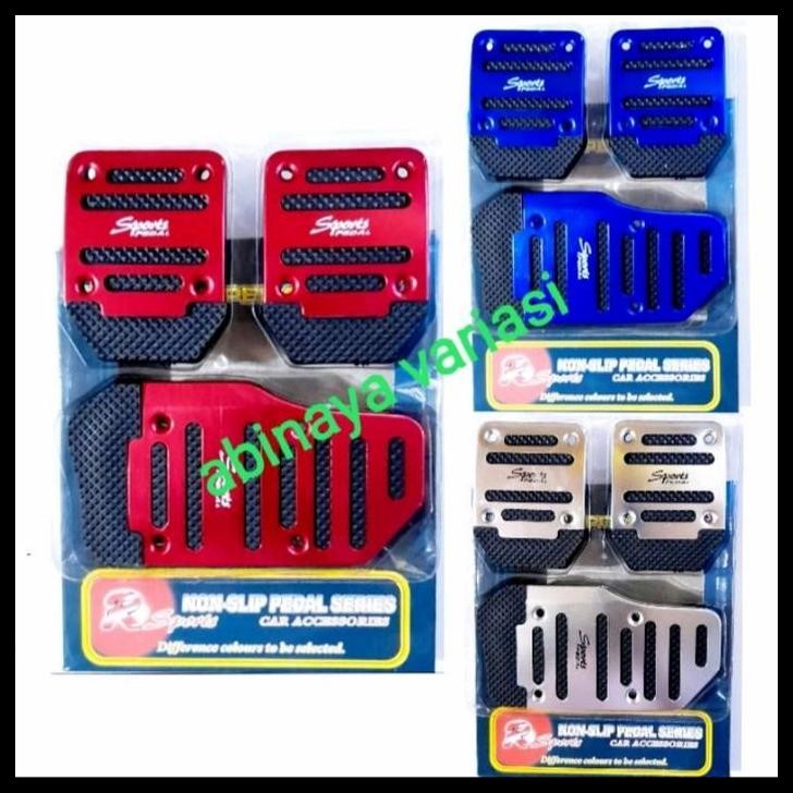 TERMURAH COVER PEDAL GAS INJAKAN KAKI MOBIL ALL NEW PAJERO SPORT MANUAL 